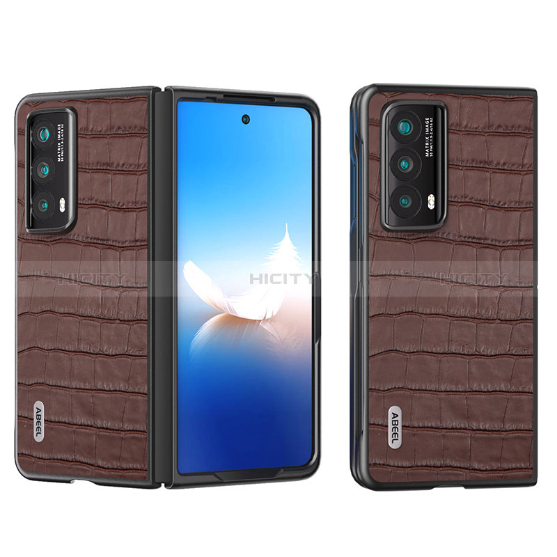 Funda Bumper Lujo Cuero y Plastico Mate Carcasa B05H para Huawei Honor Magic Vs2 5G