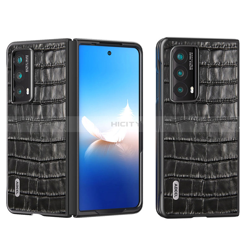 Funda Bumper Lujo Cuero y Plastico Mate Carcasa B05H para Huawei Honor Magic Vs2 5G