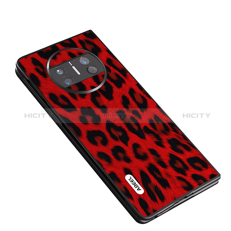 Funda Bumper Lujo Cuero y Plastico Mate Carcasa B05H para Huawei Mate X3