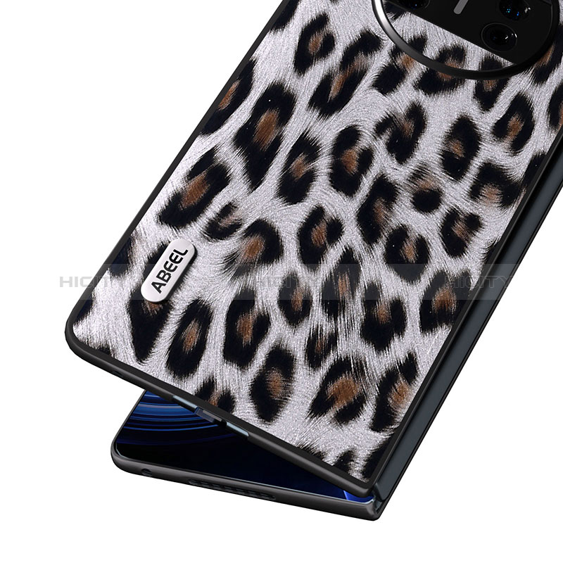 Funda Bumper Lujo Cuero y Plastico Mate Carcasa B05H para Huawei Mate X3