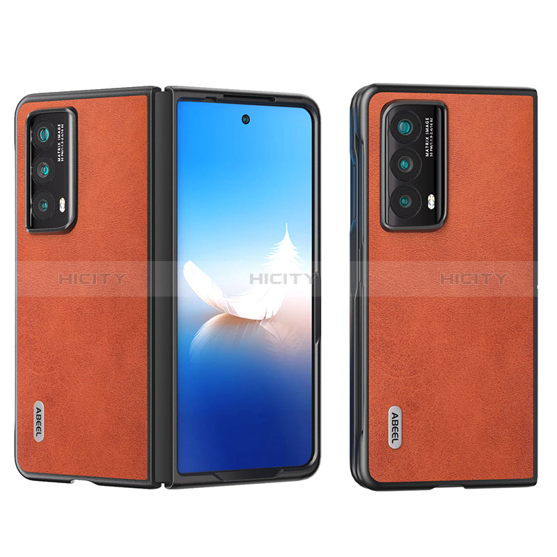 Funda Bumper Lujo Cuero y Plastico Mate Carcasa B06H para Huawei Honor Magic Vs2 5G