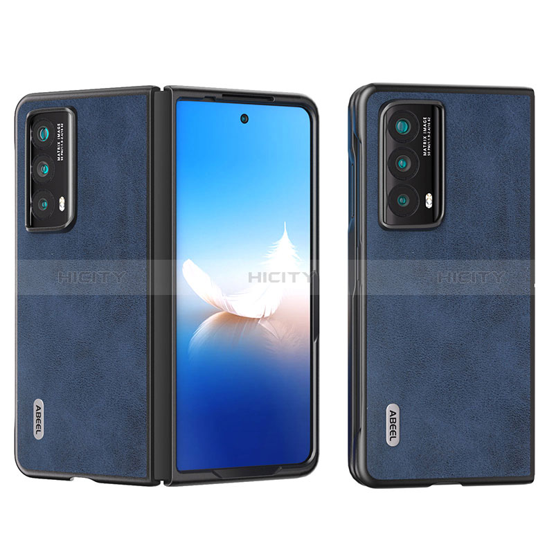 Funda Bumper Lujo Cuero y Plastico Mate Carcasa B06H para Huawei Honor Magic Vs2 5G