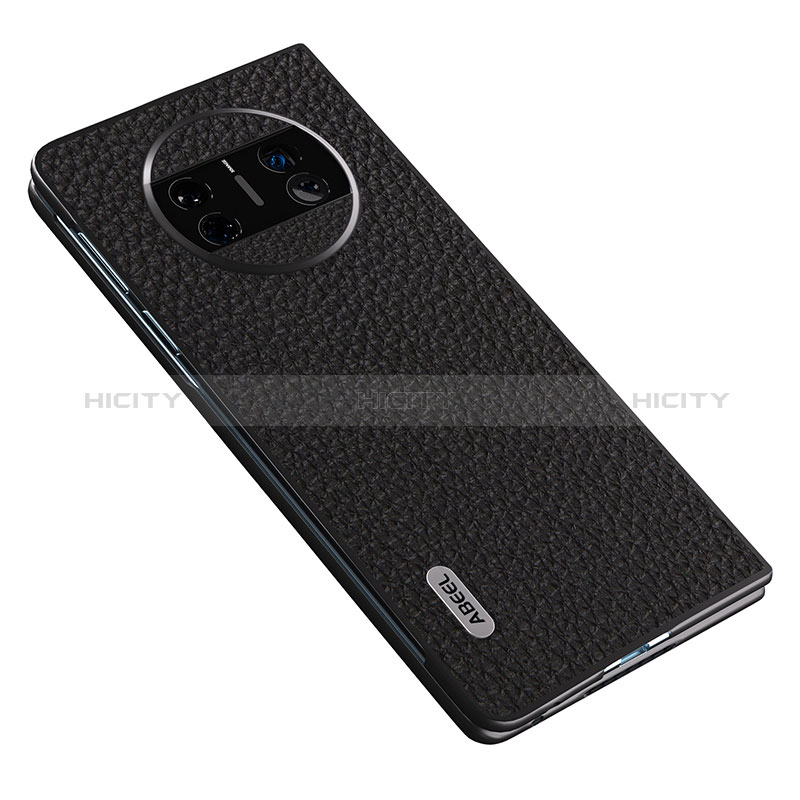 Funda Bumper Lujo Cuero y Plastico Mate Carcasa B06H para Huawei Mate X3