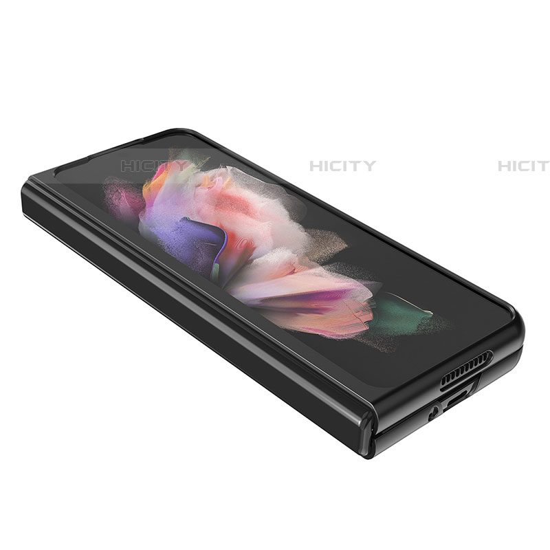 Funda Bumper Lujo Cuero y Plastico Mate Carcasa B08 para Samsung Galaxy Z Fold4 5G