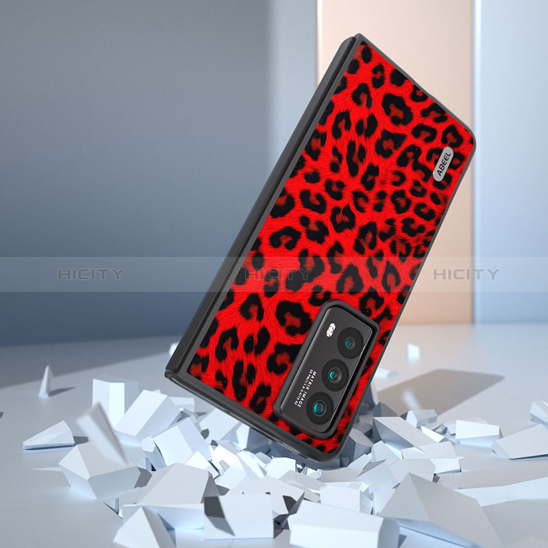 Funda Bumper Lujo Cuero y Plastico Mate Carcasa B08H para Huawei Honor Magic Vs2 5G