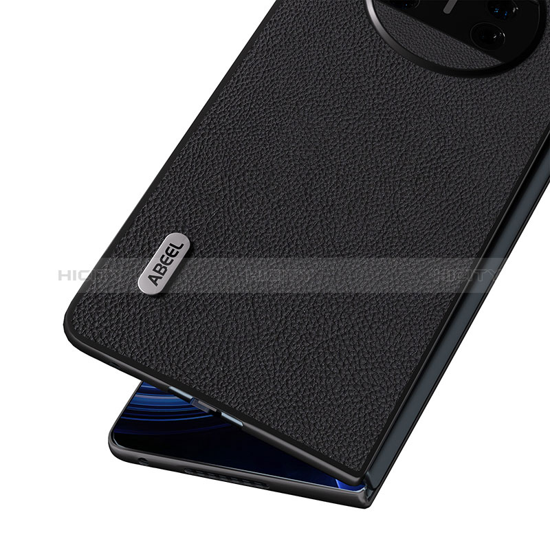 Funda Bumper Lujo Cuero y Plastico Mate Carcasa B08H para Huawei Mate X3