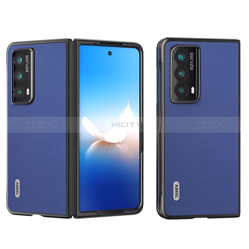 Funda Bumper Lujo Cuero y Plastico Mate Carcasa B11H para Huawei Honor Magic Vs2 5G