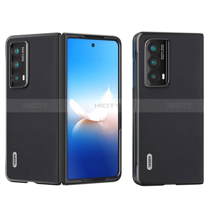 Funda Bumper Lujo Cuero y Plastico Mate Carcasa B11H para Huawei Honor Magic Vs2 5G