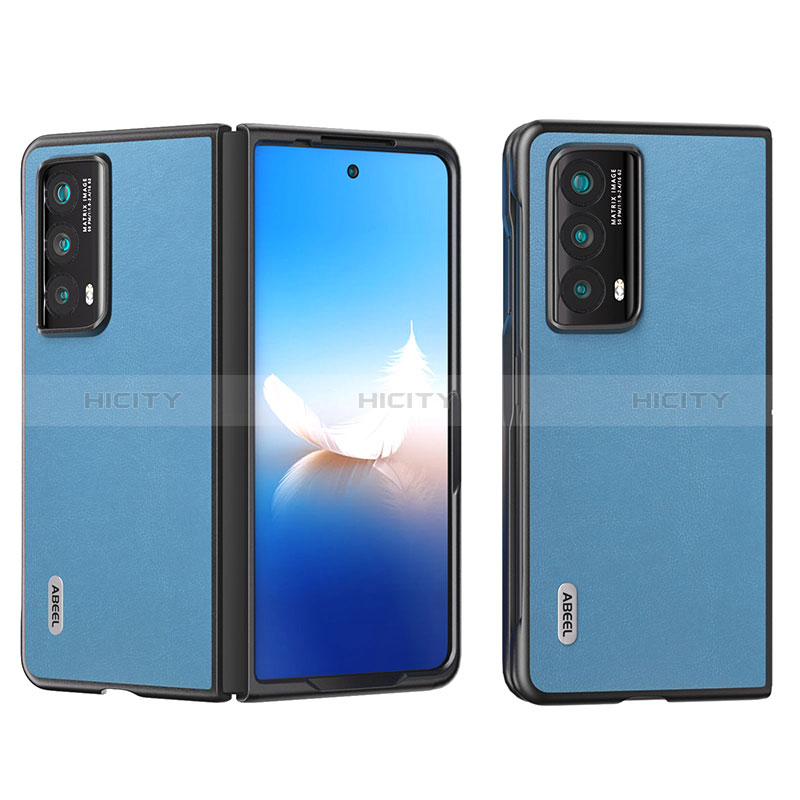 Funda Bumper Lujo Cuero y Plastico Mate Carcasa B11H para Huawei Honor Magic Vs2 5G