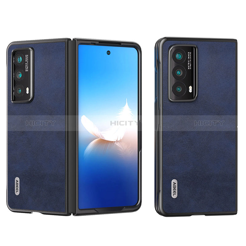 Funda Bumper Lujo Cuero y Plastico Mate Carcasa B13H para Huawei Honor Magic Vs2 5G