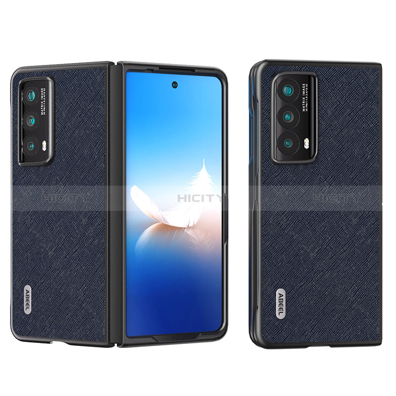 Funda Bumper Lujo Cuero y Plastico Mate Carcasa B20H para Huawei Honor Magic Vs2 5G