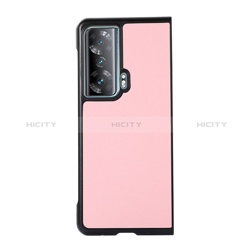 Funda Bumper Lujo Cuero y Plastico Mate Carcasa BH1 para Huawei Honor Magic Vs 5G