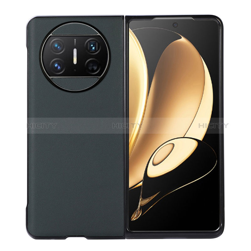 Funda Bumper Lujo Cuero y Plastico Mate Carcasa BH1 para Huawei Mate X3