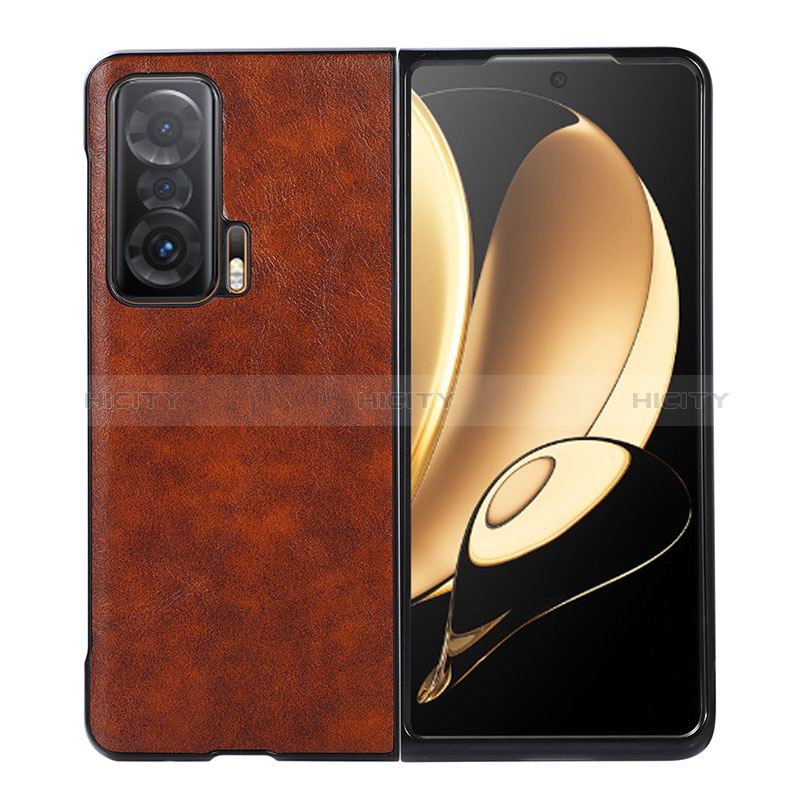 Funda Bumper Lujo Cuero y Plastico Mate Carcasa BH2 para Huawei Honor Magic V 5G