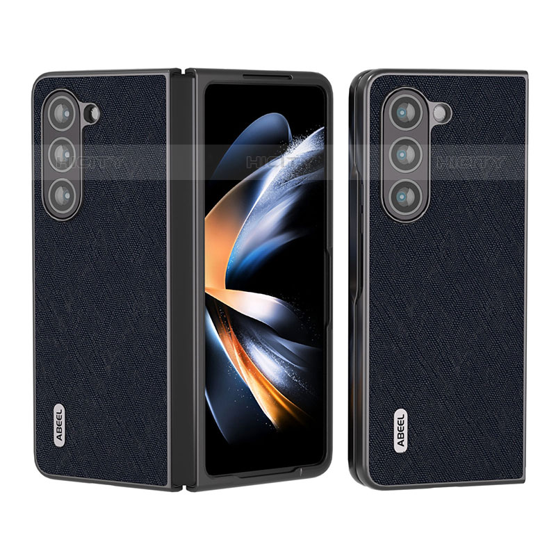 Funda Bumper Lujo Cuero y Plastico Mate Carcasa BH2 para Samsung Galaxy Z Fold5 5G