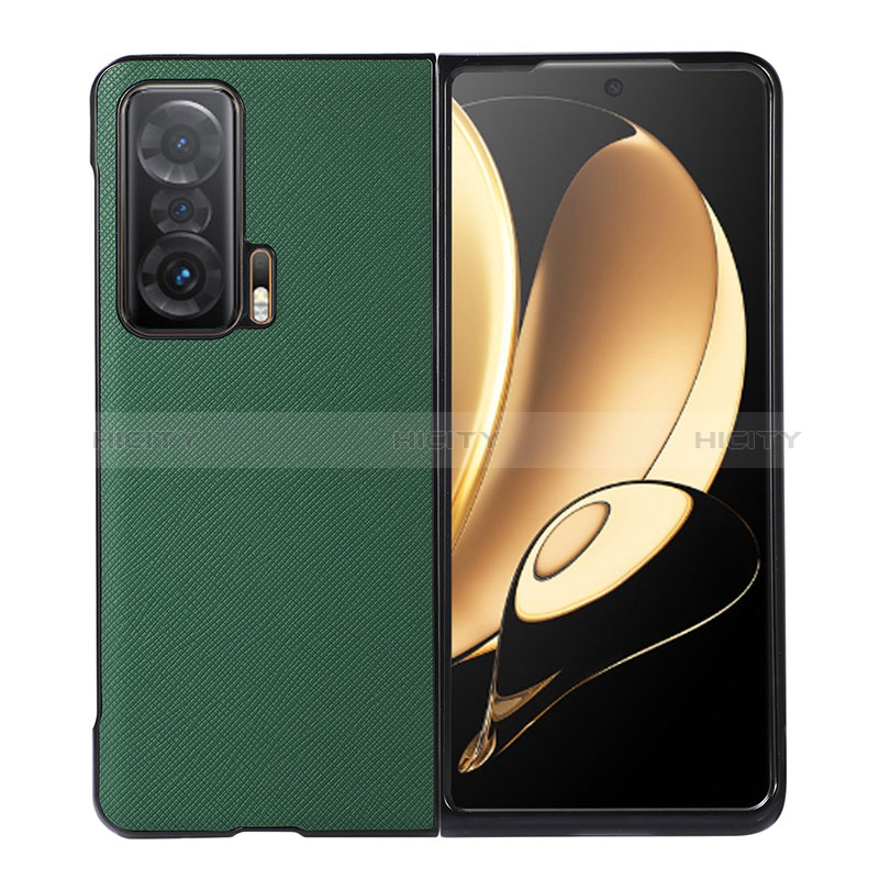 Funda Bumper Lujo Cuero y Plastico Mate Carcasa BH3 para Huawei Honor Magic V 5G