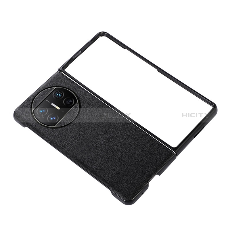 Funda Bumper Lujo Cuero y Plastico Mate Carcasa BH3 para Huawei Mate X3