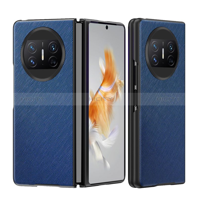 Funda Bumper Lujo Cuero y Plastico Mate Carcasa BH4 para Huawei Mate X5