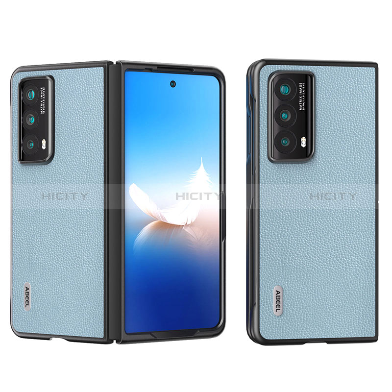 Funda Bumper Lujo Cuero y Plastico Mate Carcasa BH5 para Huawei Honor Magic Vs2 5G