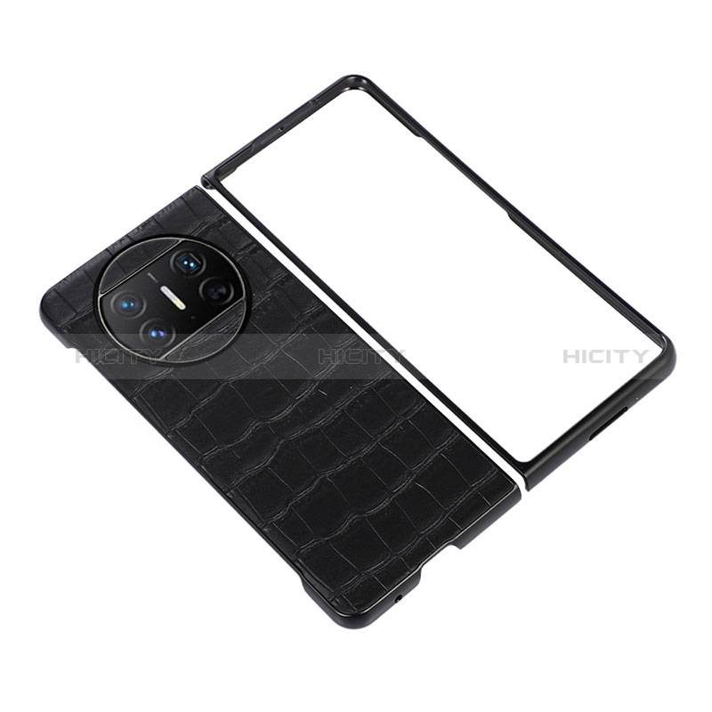 Funda Bumper Lujo Cuero y Plastico Mate Carcasa BH6 para Huawei Mate X3