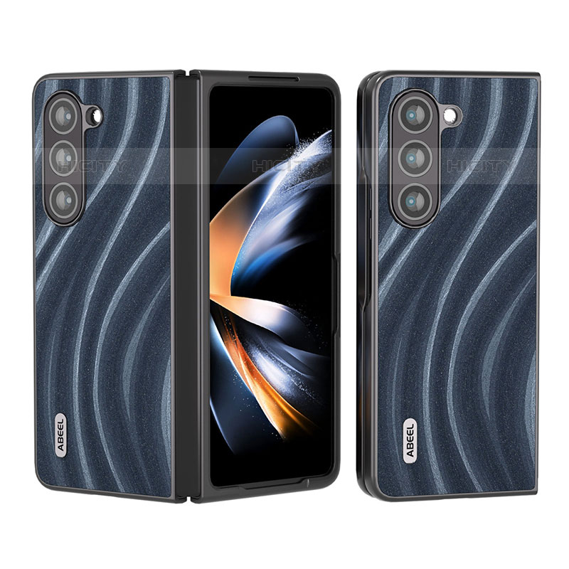 Funda Bumper Lujo Cuero y Plastico Mate Carcasa BH6 para Samsung Galaxy Z Fold5 5G