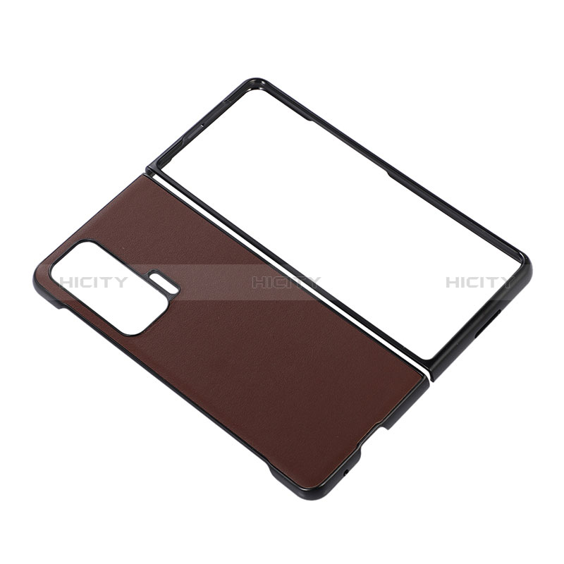 Funda Bumper Lujo Cuero y Plastico Mate Carcasa BH8 para Huawei Honor Magic V 5G