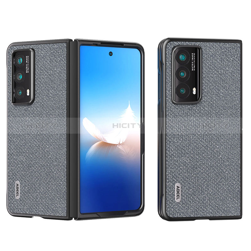 Funda Bumper Lujo Cuero y Plastico Mate Carcasa BH8 para Huawei Honor Magic Vs2 5G