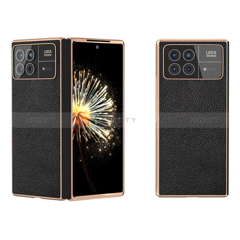 Funda Bumper Lujo Cuero y Plastico Mate Carcasa BH9 para Xiaomi Mix Fold 3 5G