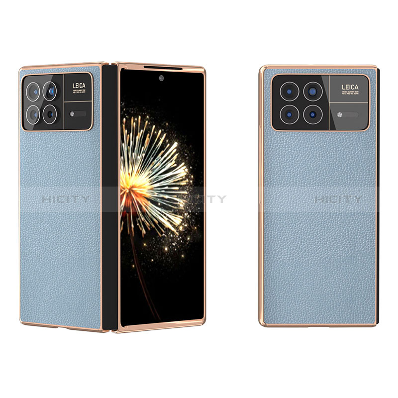 Funda Bumper Lujo Cuero y Plastico Mate Carcasa BH9 para Xiaomi Mix Fold 3 5G