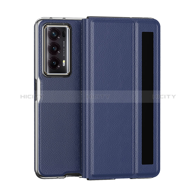 Funda Bumper Lujo Cuero y Plastico Mate Carcasa GS6 para Huawei Honor Magic V2 5G