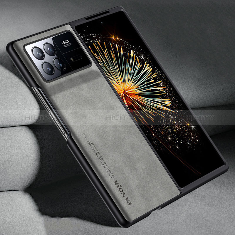 Funda Bumper Lujo Cuero y Plastico Mate Carcasa L05 para Xiaomi Mix Fold 3 5G