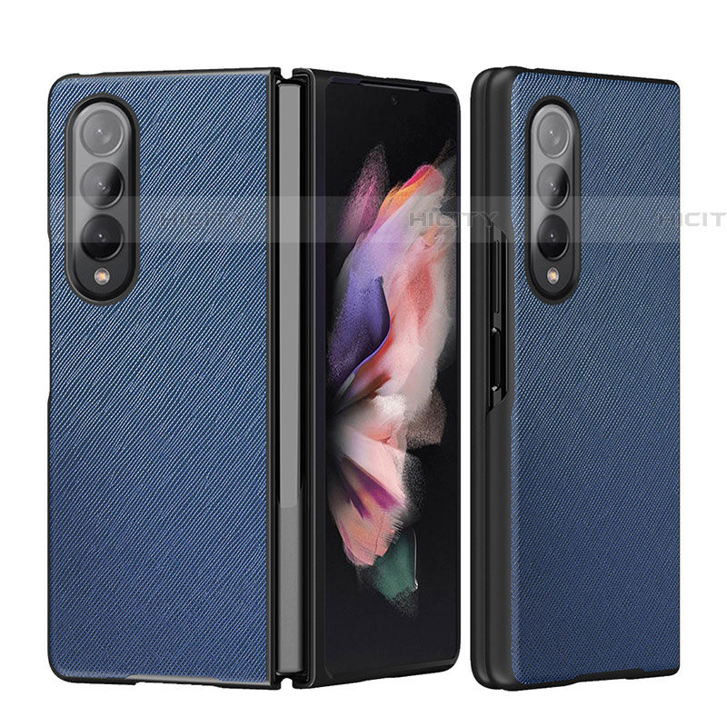 Funda Bumper Lujo Cuero y Plastico Mate Carcasa L06 para Samsung Galaxy Z Fold4 5G