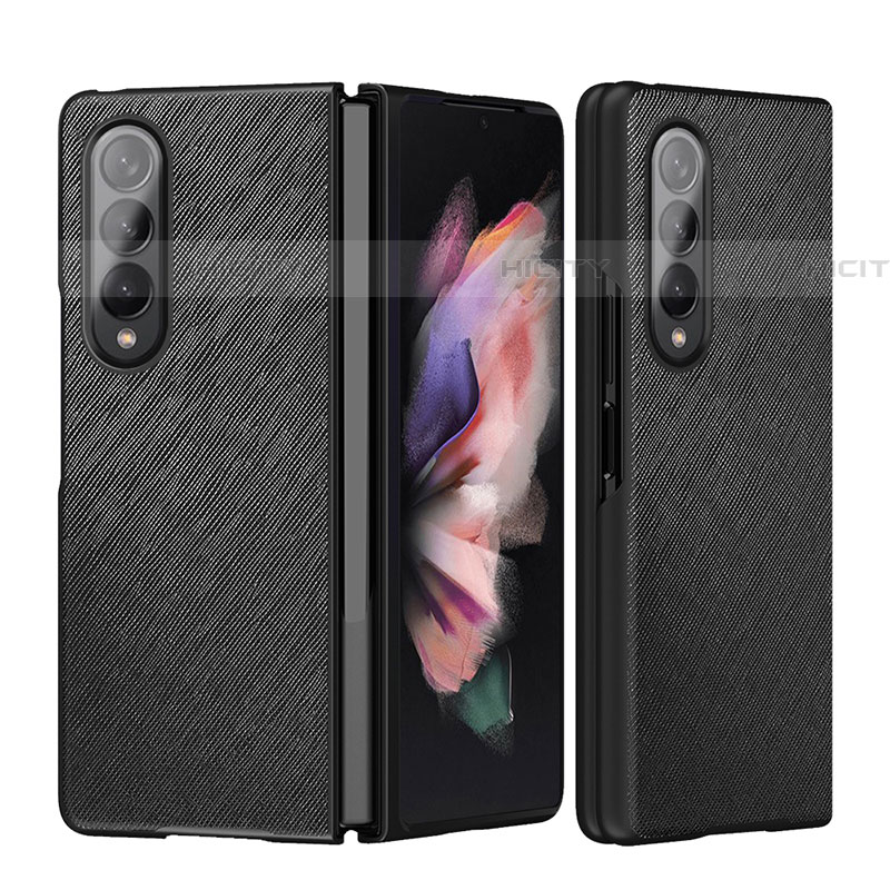 Funda Bumper Lujo Cuero y Plastico Mate Carcasa L06 para Samsung Galaxy Z Fold4 5G