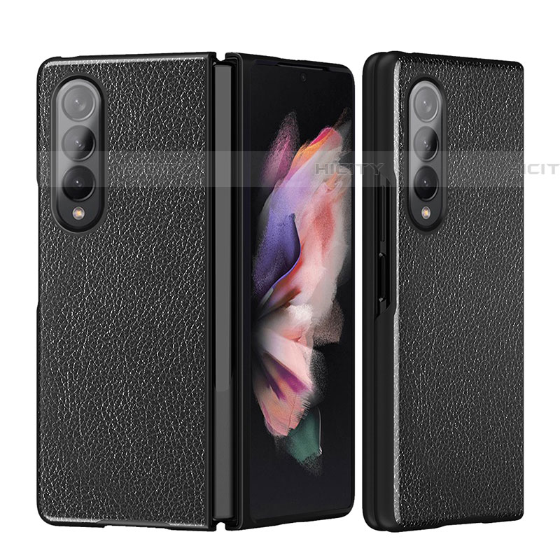 Funda Bumper Lujo Cuero y Plastico Mate Carcasa L08 para Samsung Galaxy Z Fold4 5G