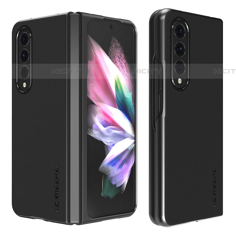 Funda Bumper Lujo Cuero y Plastico Mate Carcasa LC2 para Samsung Galaxy Z Fold4 5G