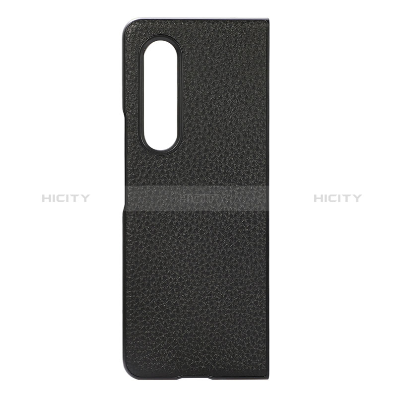 Funda Bumper Lujo Cuero y Plastico Mate Carcasa R05 para Samsung Galaxy Z Fold3 5G