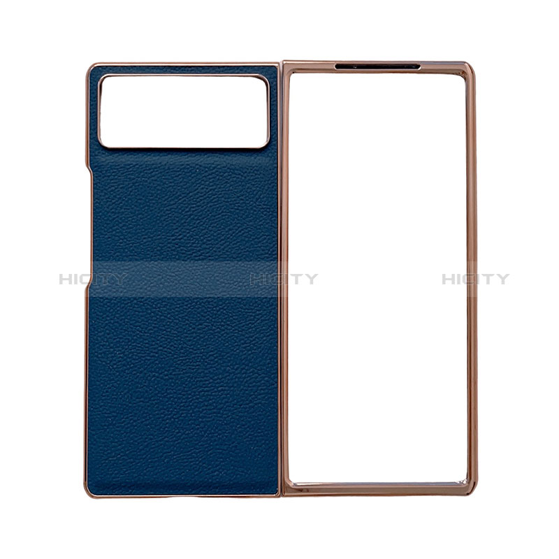 Funda Bumper Lujo Cuero y Plastico Mate Carcasa S02 para Xiaomi Mix Fold 2 5G