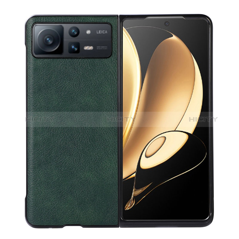 Funda Bumper Lujo Cuero y Plastico Mate Carcasa S03 para Xiaomi Mix Fold 2 5G