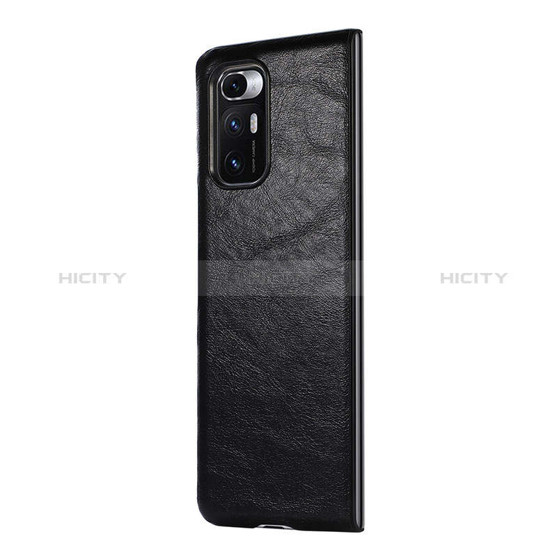 Funda Bumper Lujo Cuero y Plastico Mate Carcasa S05 para Xiaomi Mix Fold 5G