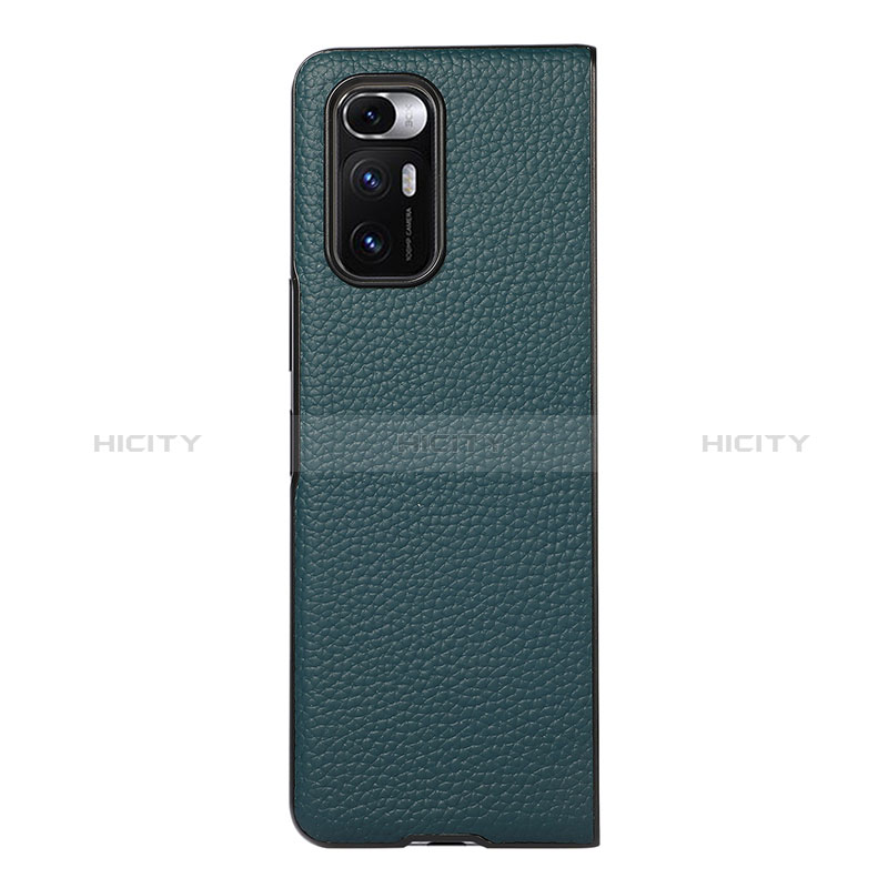 Funda Bumper Lujo Cuero y Plastico Mate Carcasa S08 para Xiaomi Mix Fold 5G