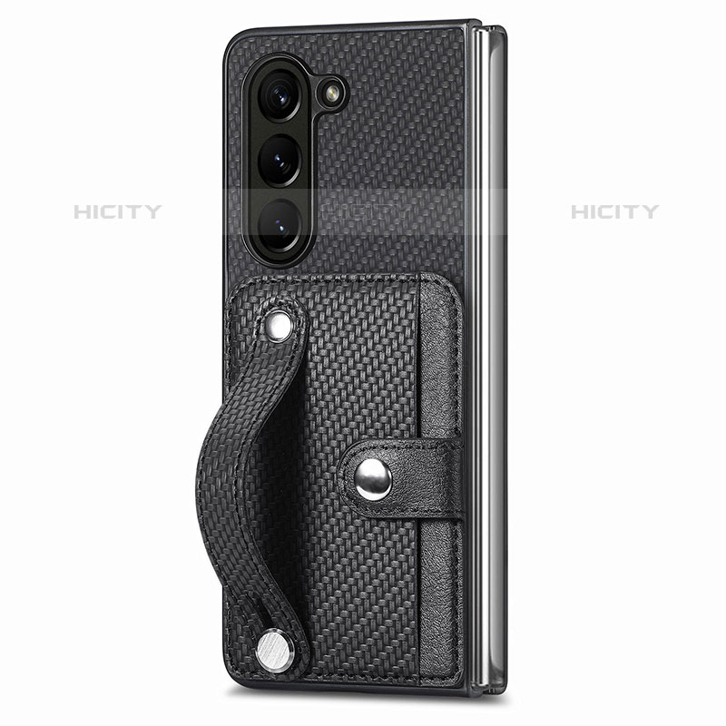 Funda Bumper Lujo Cuero y Plastico Mate Carcasa S13D para Samsung Galaxy Z Fold5 5G