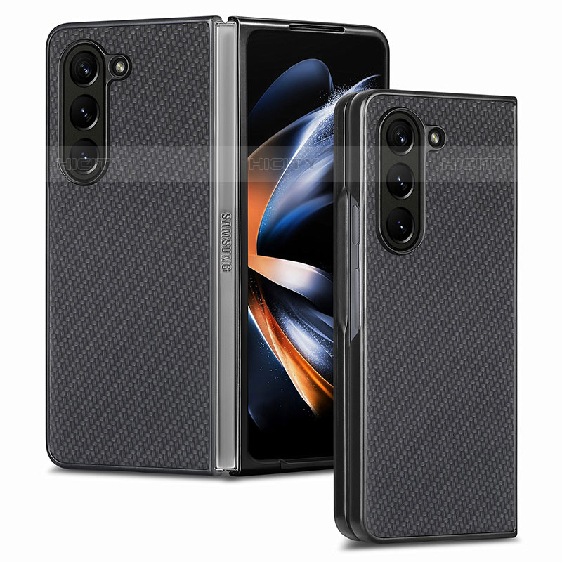 Funda Bumper Lujo Cuero y Plastico Mate Carcasa SD2 para Samsung Galaxy Z Fold5 5G