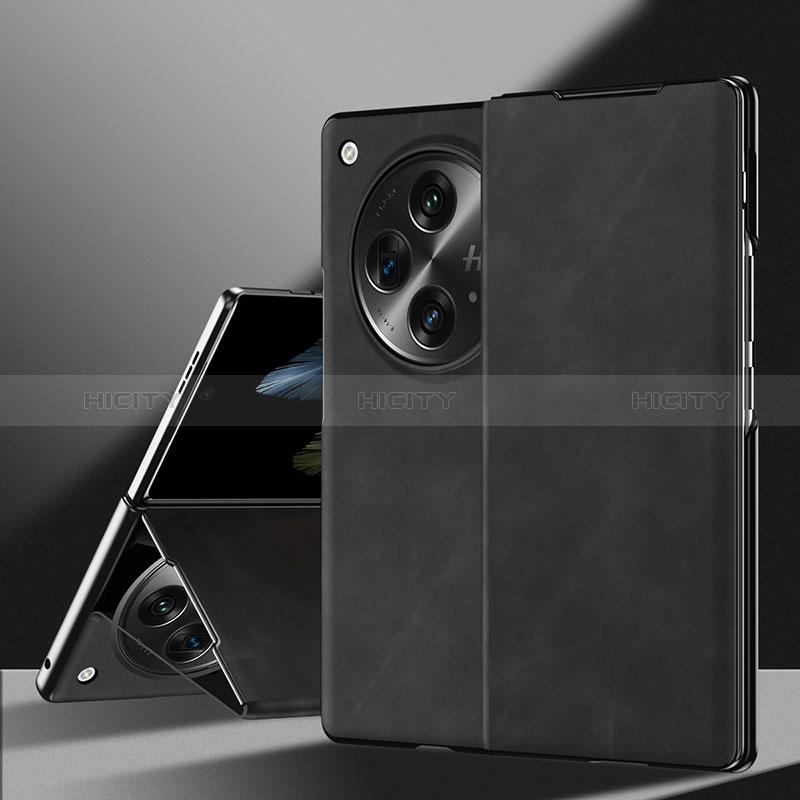 Funda Bumper Lujo Cuero y Plastico Mate Carcasa SY1 para OnePlus Open 5G