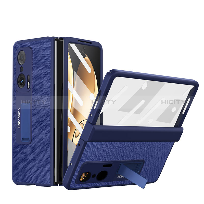 Funda Bumper Lujo Cuero y Plastico Mate Carcasa ZL1 para Huawei Honor Magic V 5G