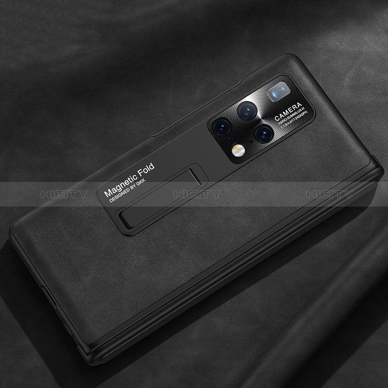 Funda Bumper Lujo Cuero y Plastico Mate Carcasa ZL1 para Huawei Mate X2