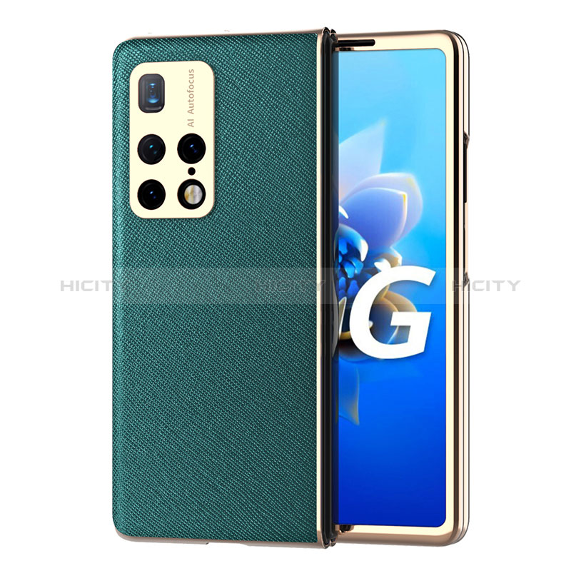 Funda Bumper Lujo Cuero y Plastico Mate Carcasa ZL6 para Huawei Mate X2