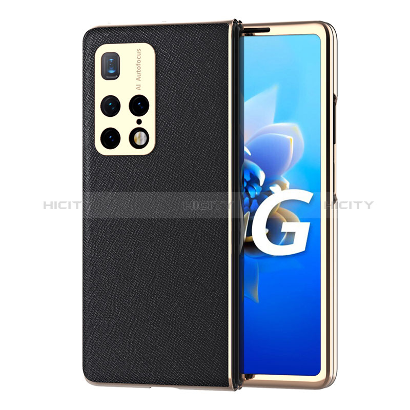 Funda Bumper Lujo Cuero y Plastico Mate Carcasa ZL6 para Huawei Mate X2