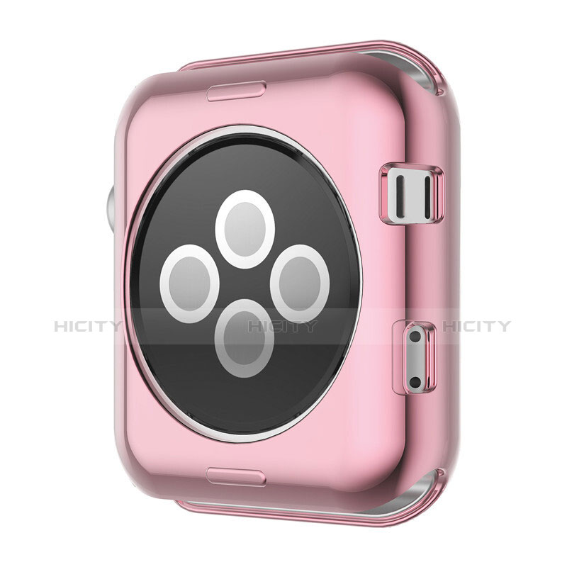 Funda Bumper Lujo Marco de Aluminio A01 para Apple iWatch 2 38mm Rosa