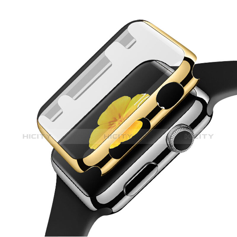 Funda Bumper Lujo Marco de Aluminio C02 para Apple iWatch 2 38mm Oro