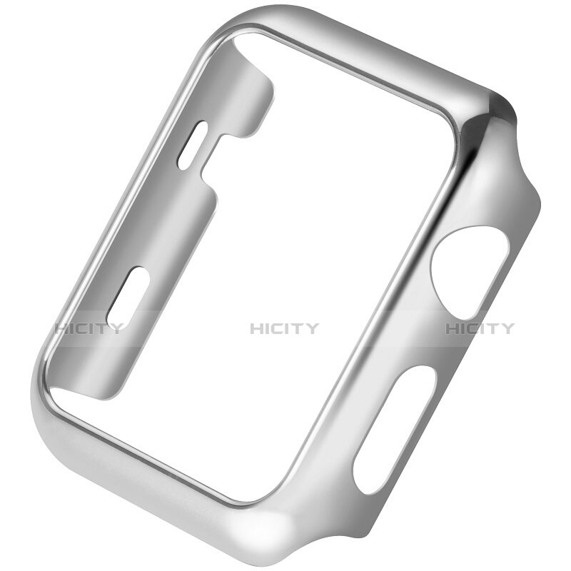 Funda Bumper Lujo Marco de Aluminio C03 para Apple iWatch 2 42mm Plata